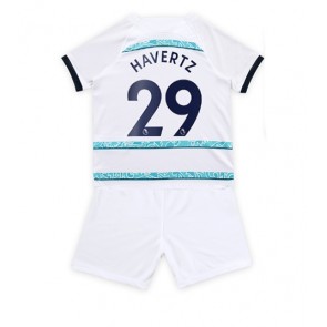 Chelsea Kai Havertz #29 Bortedraktsett Barn 2022-23 Kortermet (+ Korte bukser)